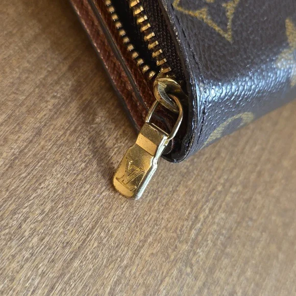 Louis Vuitton Monogram Compact Zip Wallet Cardholder in Brown and Gold - Picture 14 of 15